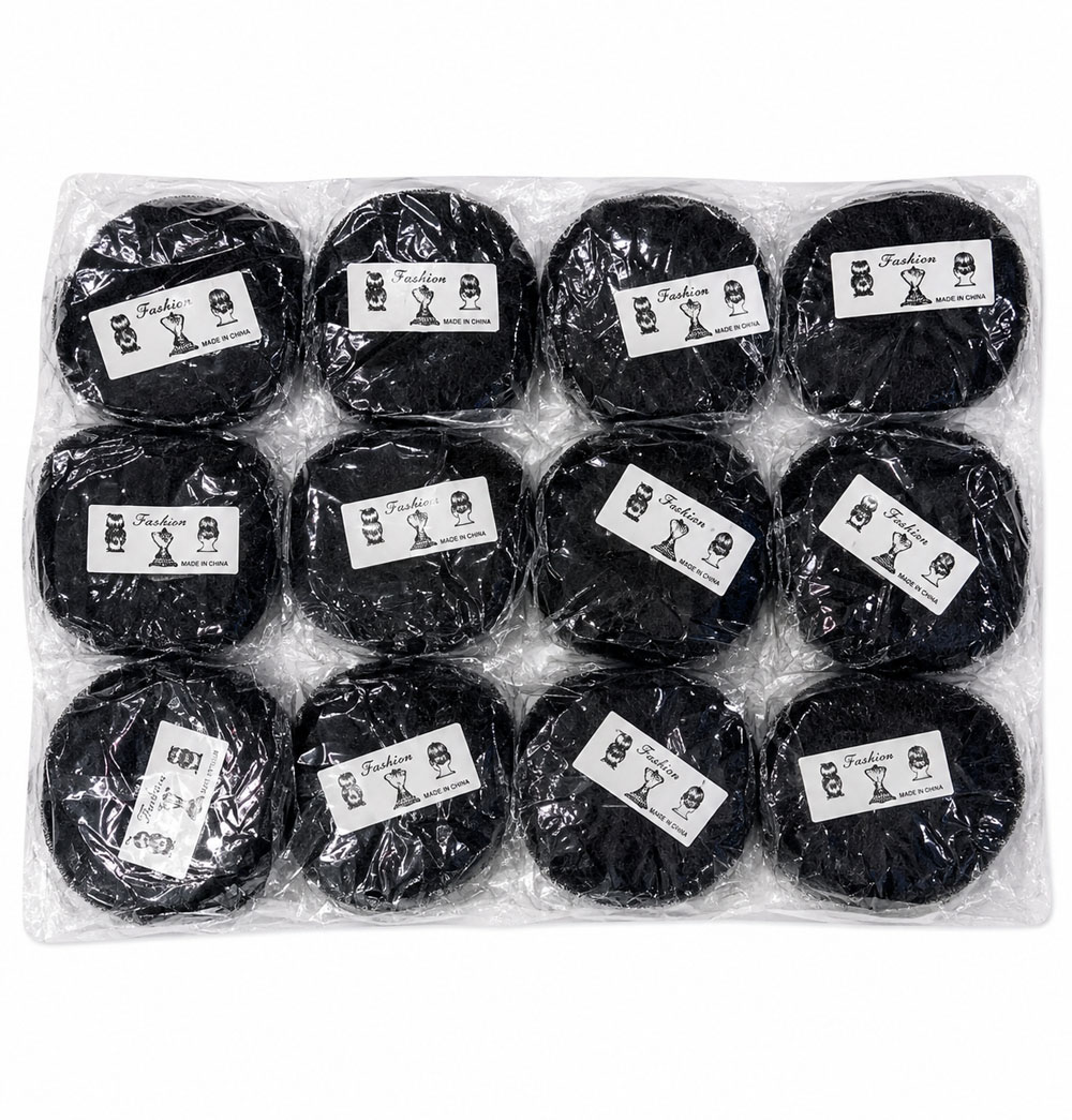 Donut Hairbun 11 CM (1 Pak = 12 pcs)